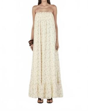 NEW HANSEN & GRETEL lu-ann maxi dress in butter petal